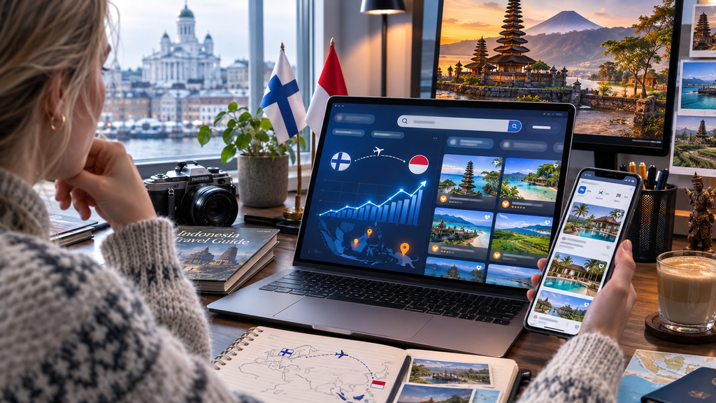 Lonjakan pencarian akomodasi wisatawan Finlandia ke Indonesia